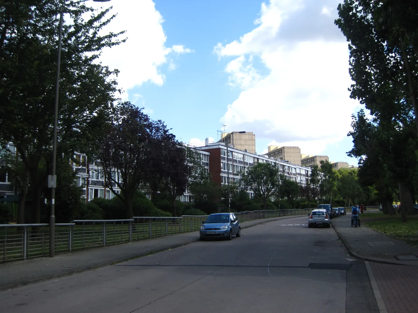 Danebury Avenue on the Alton estate in Roehampton, the ward with the borough's highest claimant rate at 8.6 per cent of working-age residents.