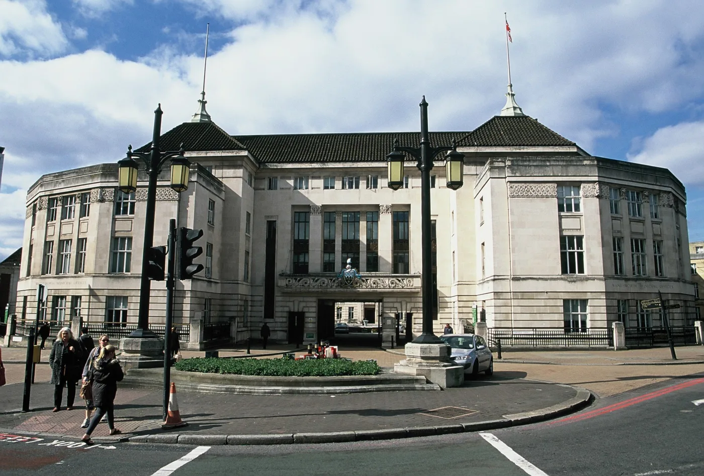 Wandsworth Town Hall on Wandsworth High Street. The council wants the new police team based on the town hall campus, close to its CCTV control room.